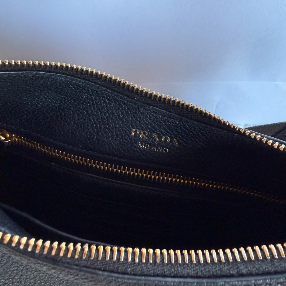 Prada Black Shoulder Bag with Gold Hardware - Picture 5 of 14